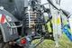 Camion-citerne à pompe avec pompe rotative